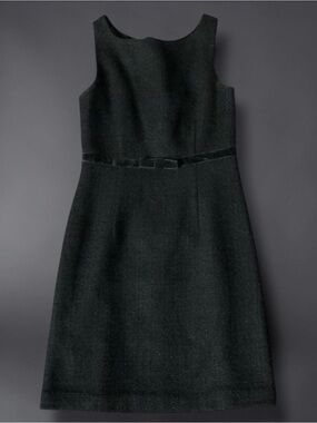 GAP Black Sleeveless Tweedish Dress